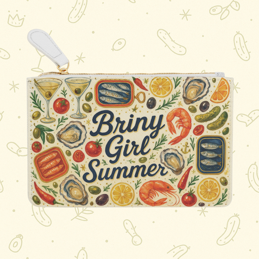 Briny Girl Summer Clutch Bag | Picklecore Cocktail Wristlet Purse