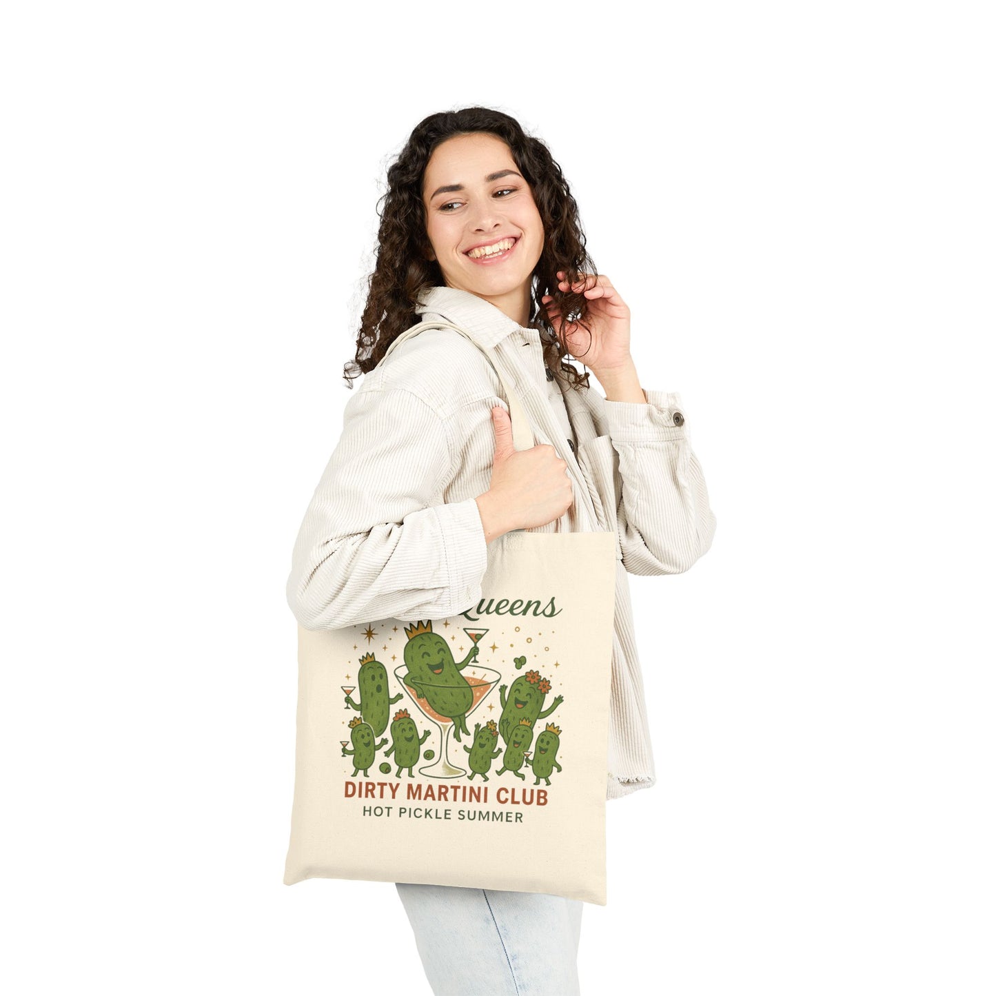 Brine Queens Club Tote Bag | Dirty Martini Pickle Girl Gift