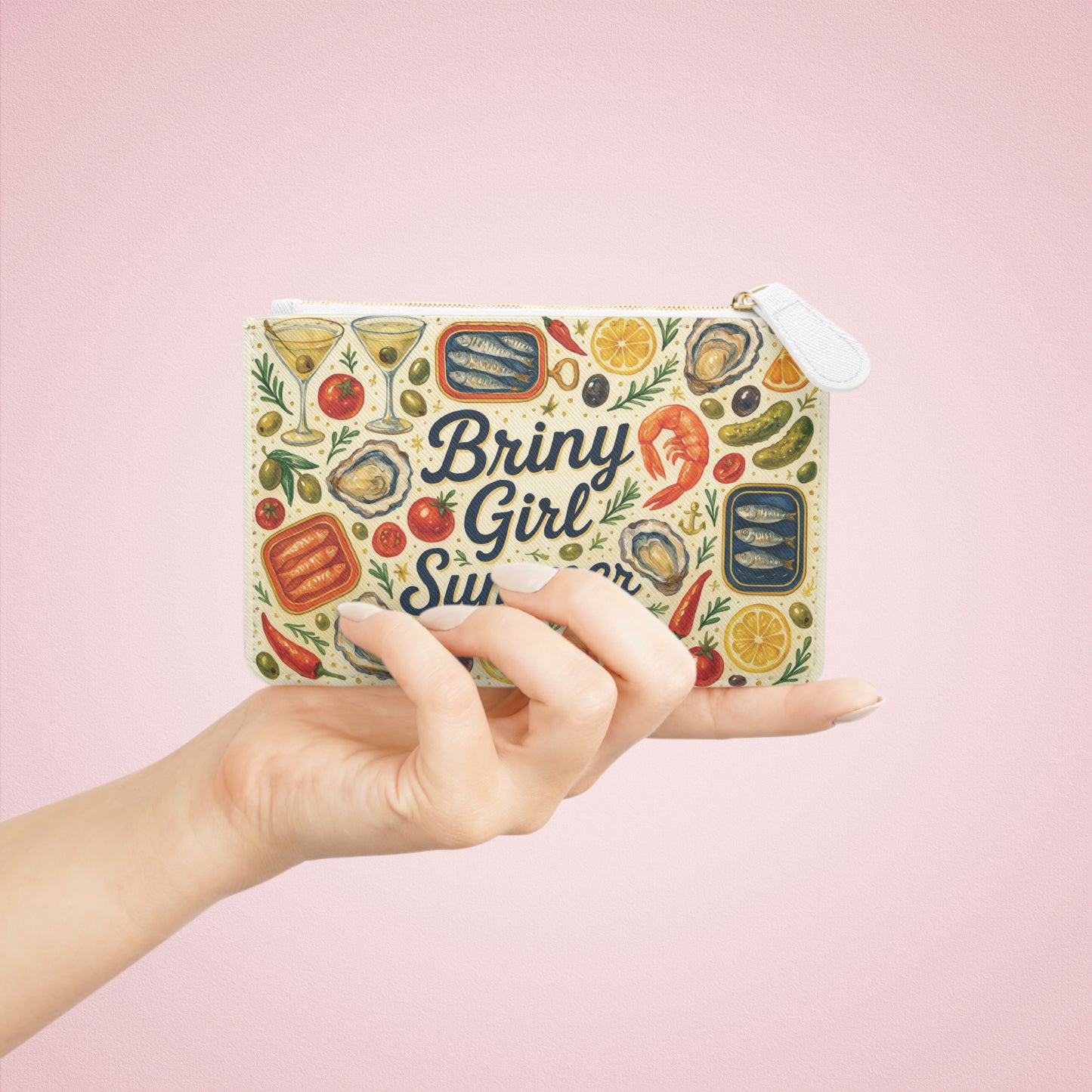 Briny Girl Summer Clutch Bag | Picklecore Cocktail Wristlet Purse