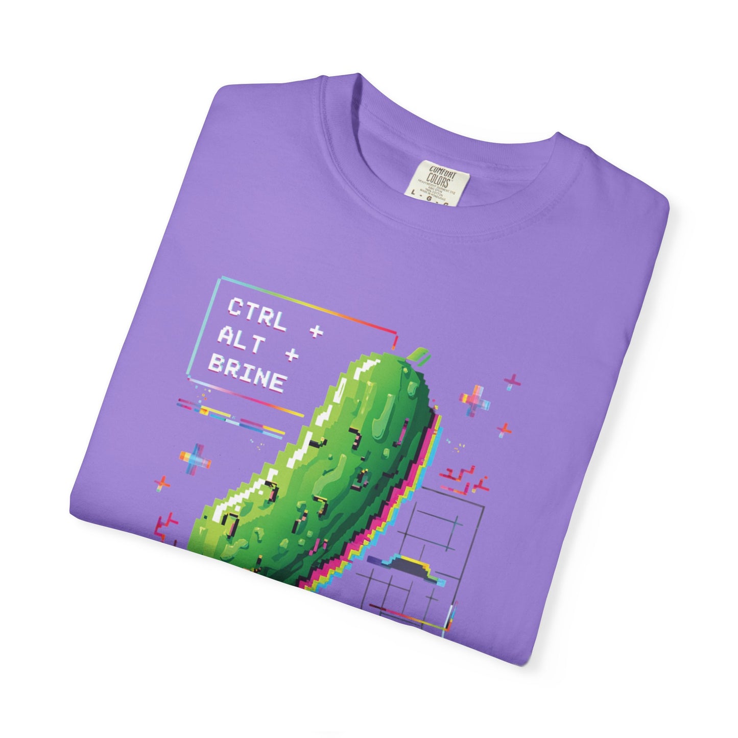 CTRL ALT BRINE Shirt | Y2K Picklecore Vaporwave Tee for Foodies