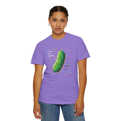 CTRL ALT BRINE Shirt | Y2K Picklecore Vaporwave Tee for Foodies