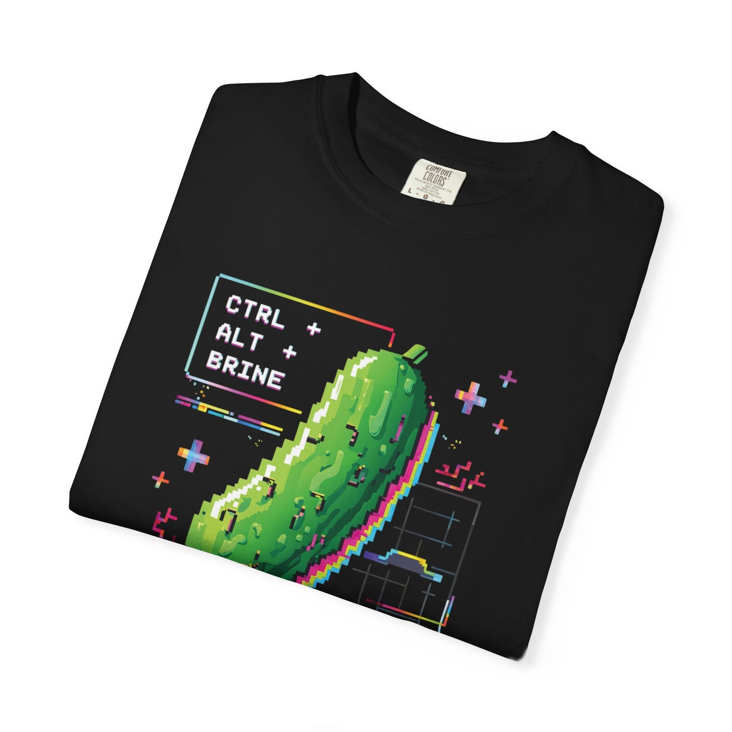 CTRL ALT BRINE Shirt | Y2K Picklecore Vaporwave Tee for Foodies